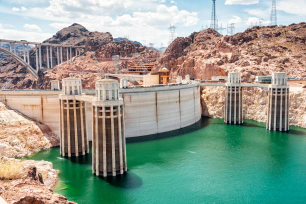 istock Hoover Dam Penstock Towers 1005708242