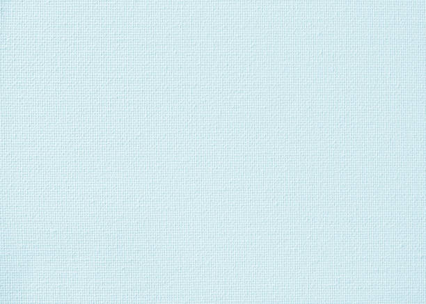 istock Canvas burlap natural fabric pattern background for painting in pastel teal blue color 1005715532