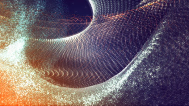 istock abstract 3d motion graphic line wave surface color tone background concept 1005715622