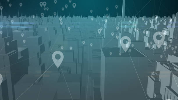 istock Location GPS services Internet of things IOT cloud computing 5G smart city 1005743936