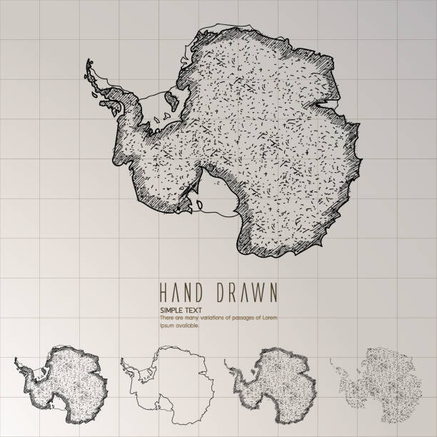 Map Zuidpool 830+ Zuidpool Illustraties, royalty-free vector illustraties en clip ...