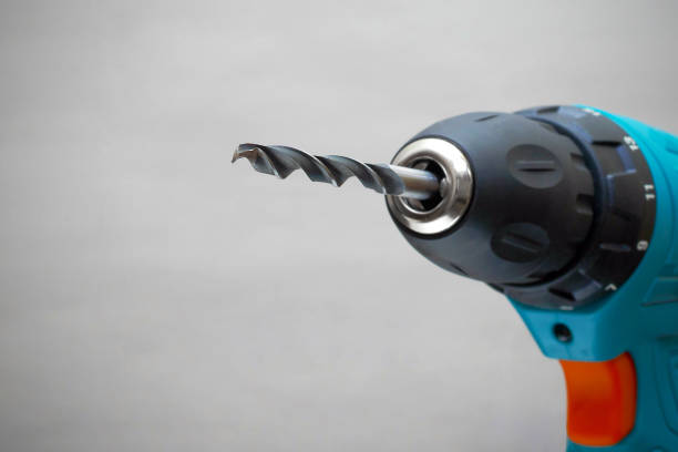 istock closeup of electric drill chuck on grey background 1005753500