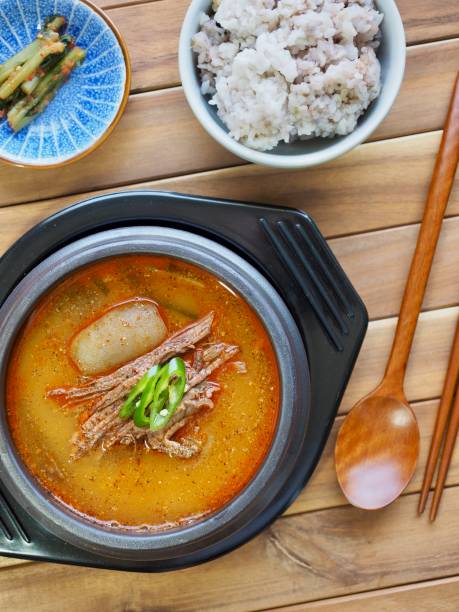 istock Korean food Goat soup 1005763296