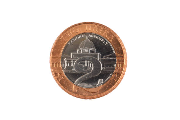 istock Nigerian Two Naira Bimettalic Coin Isolated On A White Background 1005821182