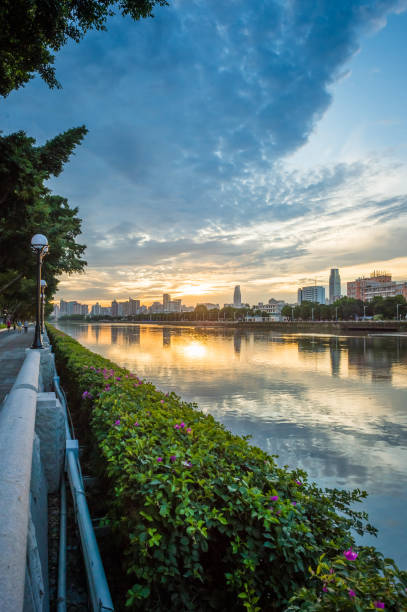 istock The sunset scenery along the river 1005830564