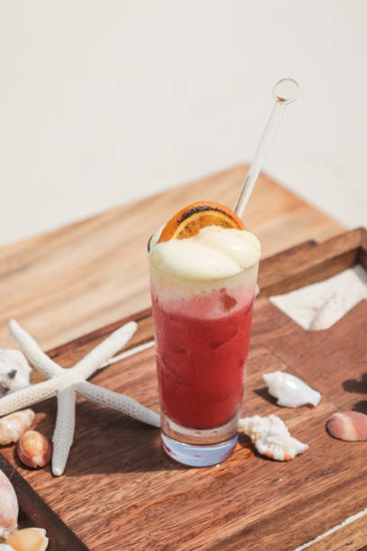 Tropical Cocktail at the Beach