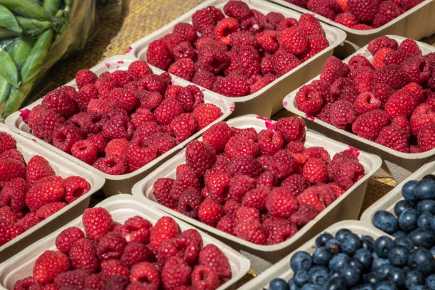 istock Several Containers Full of Fresh Blueberries and Raspberries 1005850074