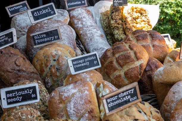 istock Several Types of Tasty Bread at a Market 1005850442