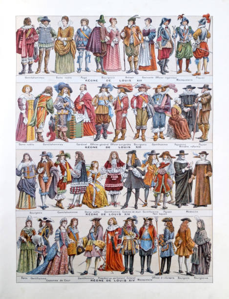 istock Evolution of French fashion 1005860164