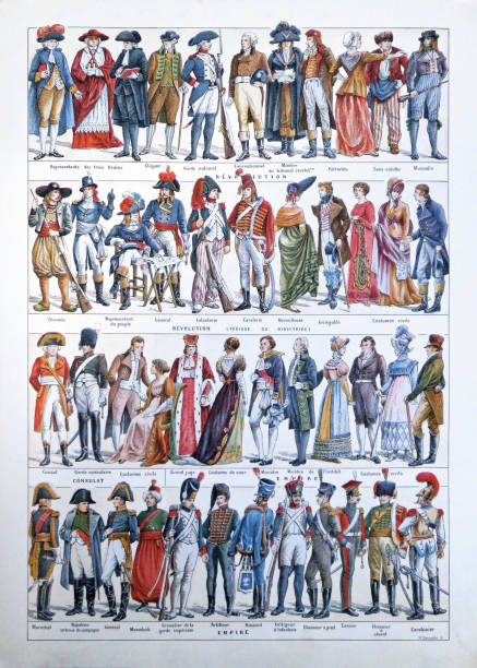 istock Evolution of French fashion 1005860210
