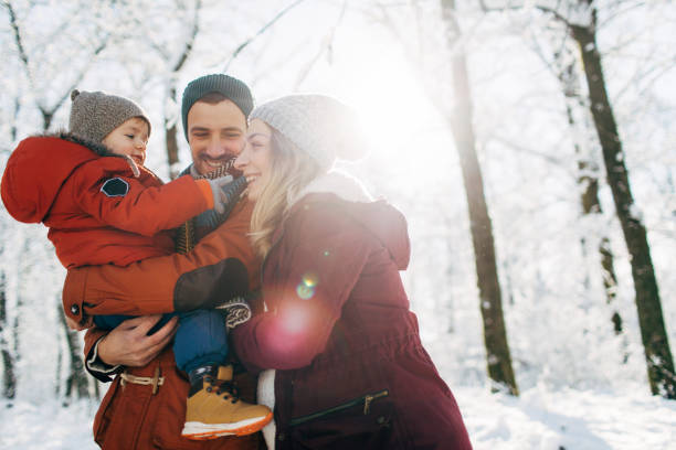 istock Winter family portrait 1005862998