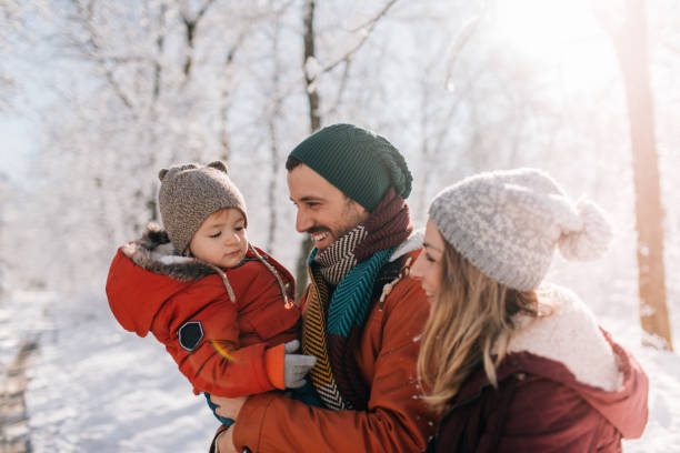 istock Winter family portrait 1005863104