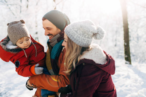 istock Winter family portrait 1005863210