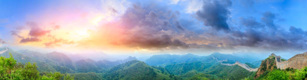 istock The Great Wall of China at sunrise 1005874372