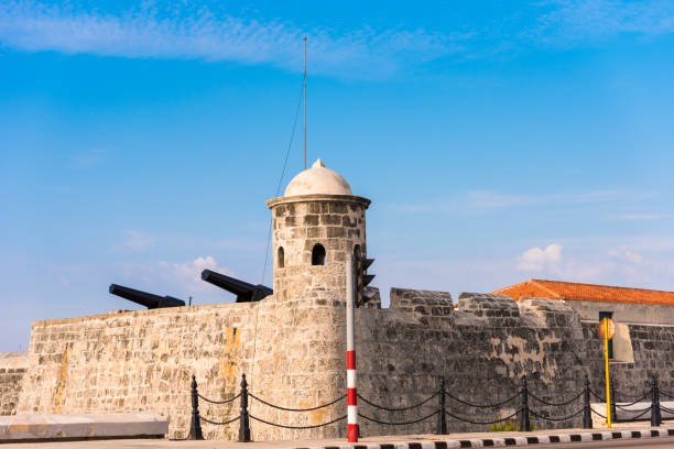 istock Castillo de San Salvador de la Punta, Havana, Cuba. Copy space for text. 1005879032