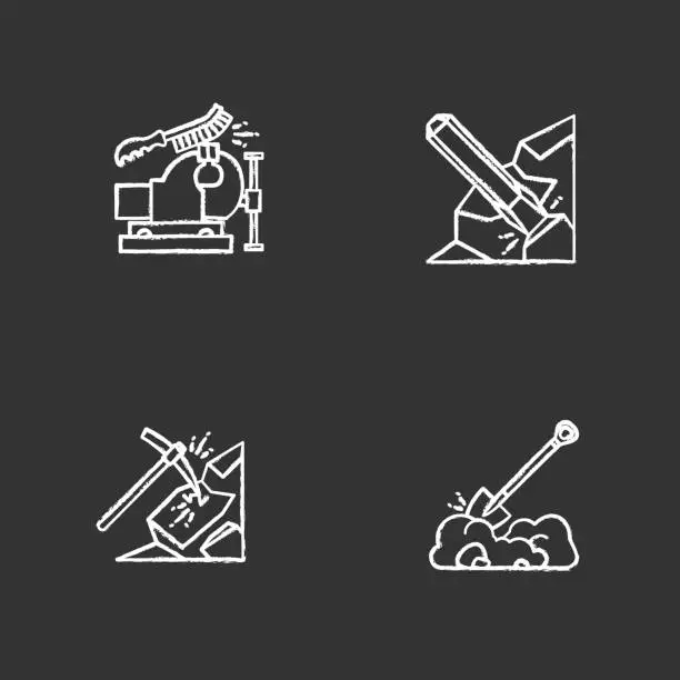 Vector illustration of Construction tools icons