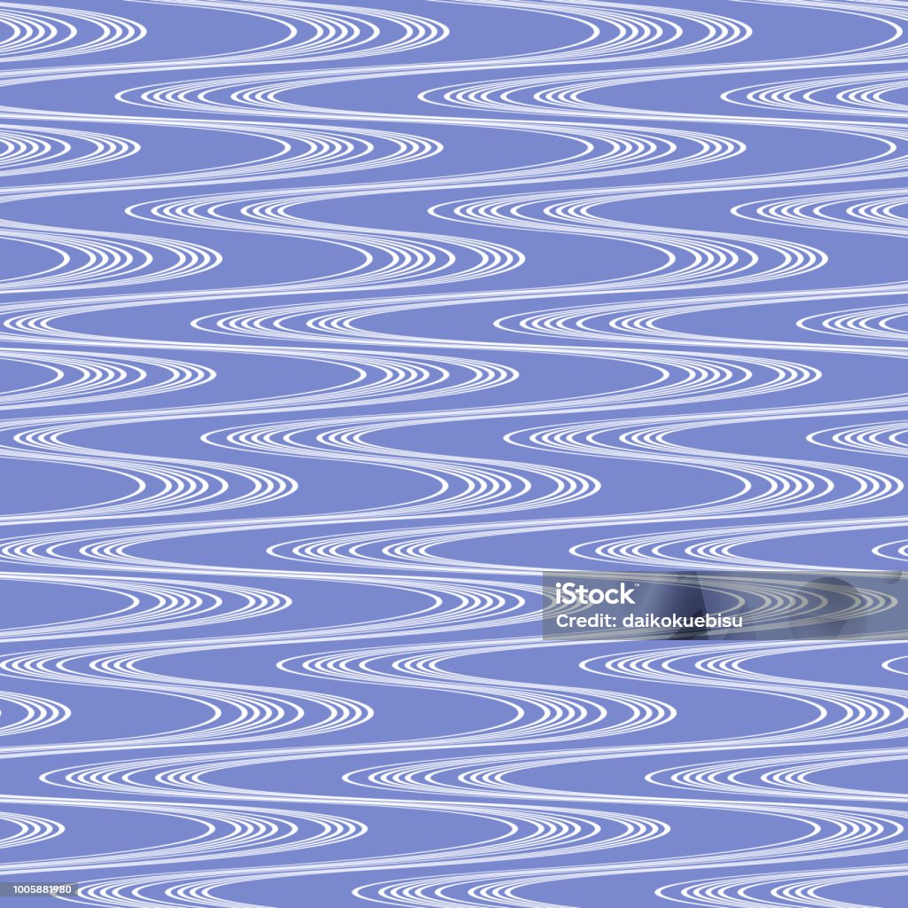 Japanese Ruffle Pattern Japanese Style Ripple Pattern Stock Illustration - Download Image Now ...