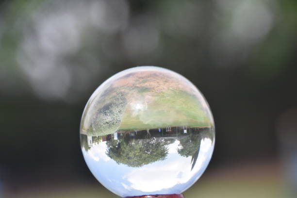 istock Reflection of a playground with a crystal ball 1005894092
