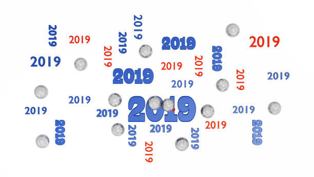 istock Top View of Several Petanque 2019 Designs with Some Balls 1005897302