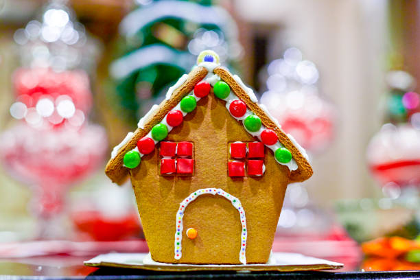 istock facade of home ade gingerbread house 1005897512