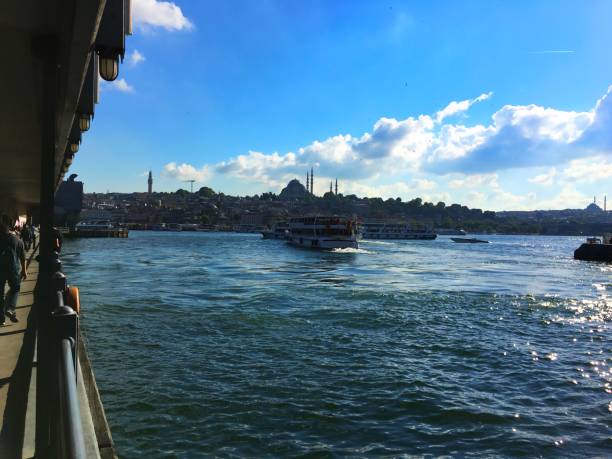 istock Daily life around Galata Bridge, Istanbul, Turkey. 1005905556