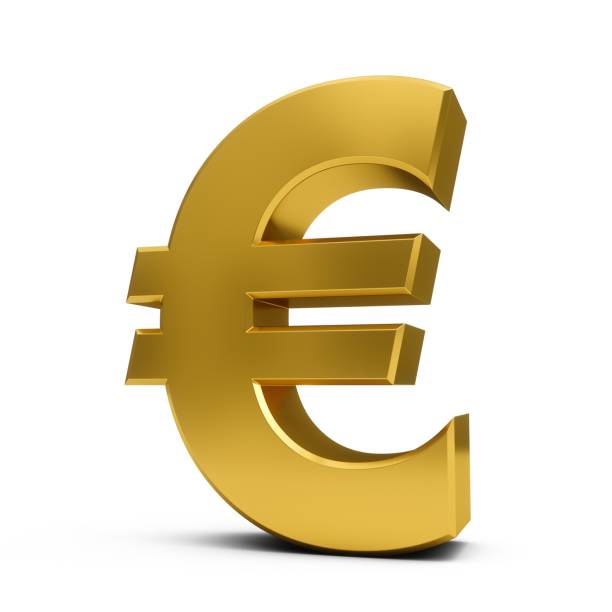 istock 3D Rendering golden Euro Sign isolated on white background 1005918220