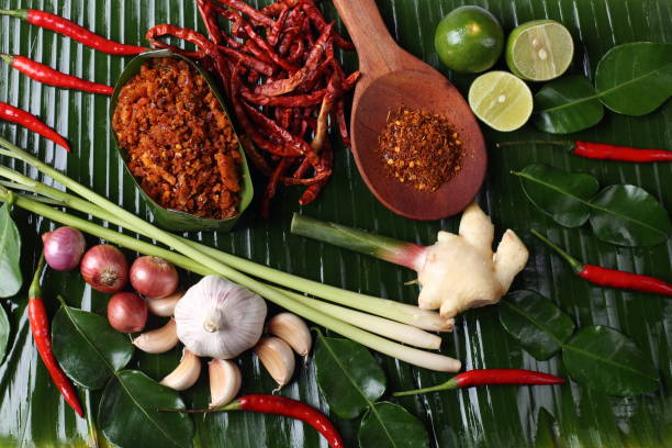 istock Hot and Spicy sauce with local ingredient fresh herb 1005919754