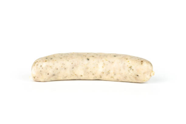 istock Bavarian white sausage isolated on white 1005931560