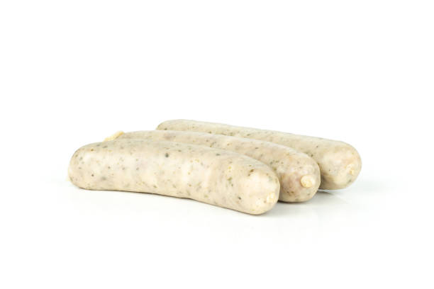 istock Bavarian white sausage isolated on white 1005931608