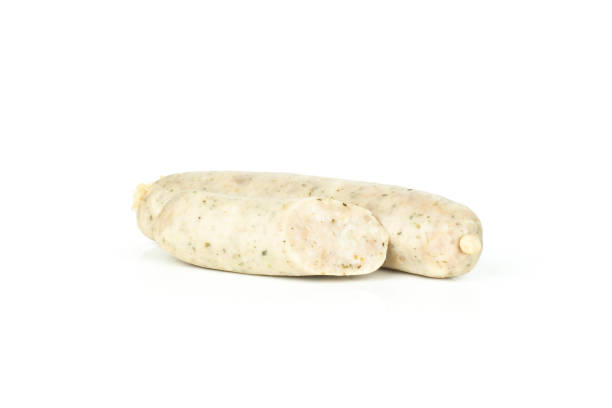 istock Bavarian white sausage isolated on white 1005931682