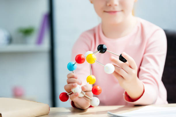 istock cropped shot of smiling schoolchild holding molecular model 1005935128