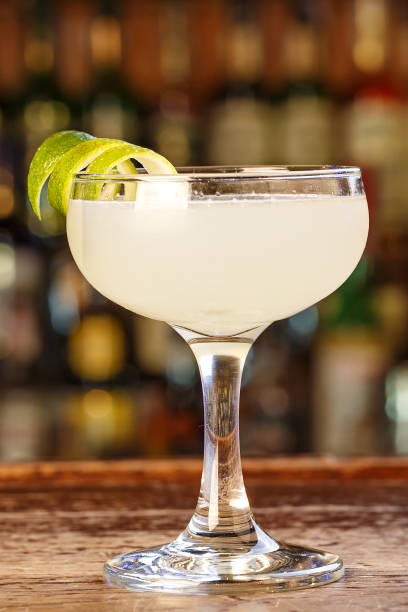 istock Summer cocktail daiquiri with lime juice, rum and sugar. 1005946018