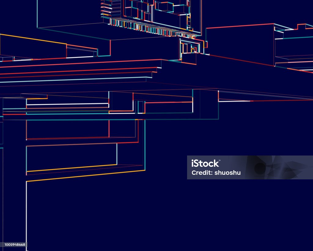 Line Structure Pattern Line Structure Pattern Stock Illustration - Download Image Now ...