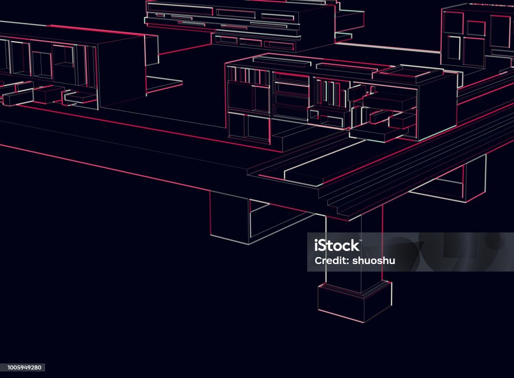 Line Structure Pattern Line Structure Pattern Stock Illustration - Download Image Now ...
