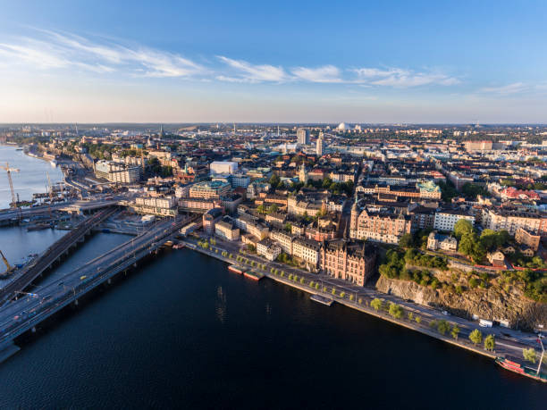 istock Aerial view over Stockholm 1005975752