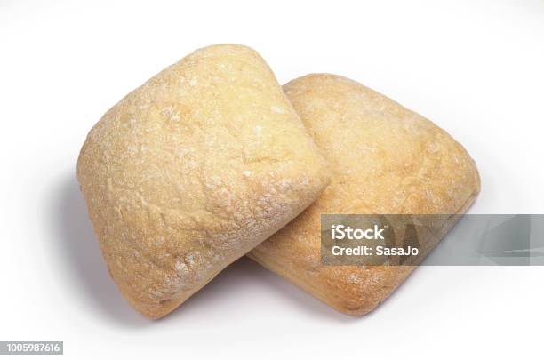 Fresh Loaves Of Ciabatta Stock Photo - Download Image Now - Bun - Bread, Ciabatta, Baked