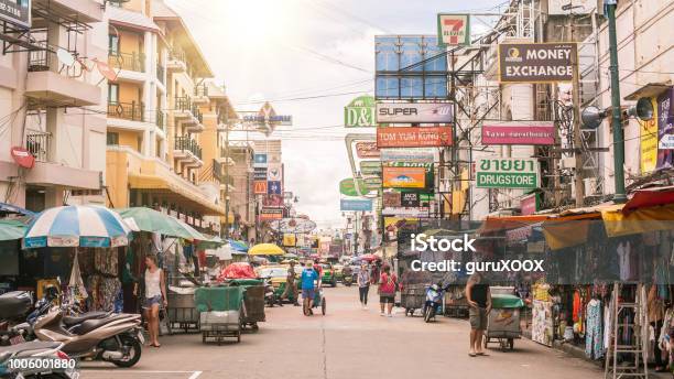 Opaque Melt Alert Khao San Road Is Popular Backpacker Tourists Street Bangkok Thailand Stock  Photo - Download Image Now - iStock