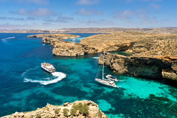 istock Malta, Comino island, panoramic view of the cliffs and the sea 1006002004