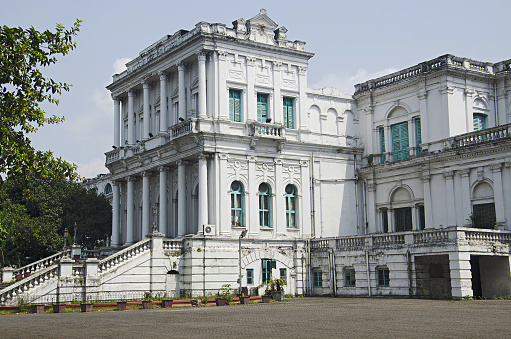 View of The National Library of India. Situated in Belvedere. Kolkata. West Bengal India