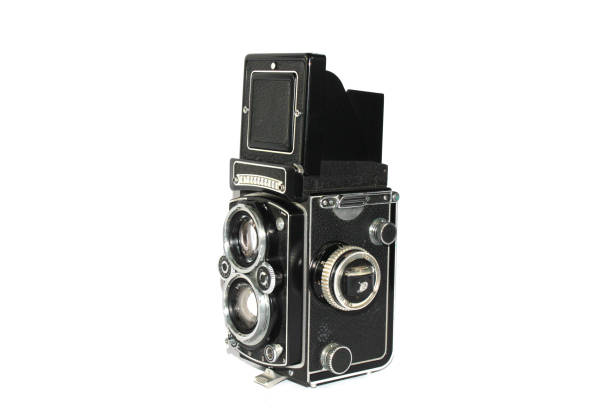 istock Vintage Film Camera on White Background 1006005660