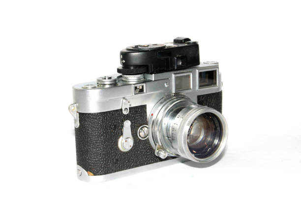 istock Vintage Film Camera on White Background 1006005870