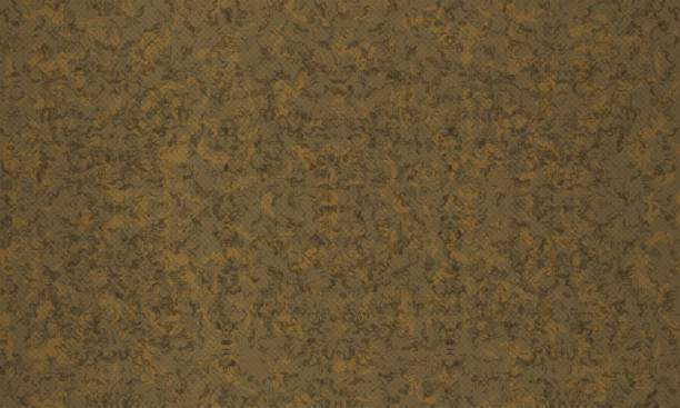 istock Light brown texture background with silhouette set of spots, camouflage. 1006006346
