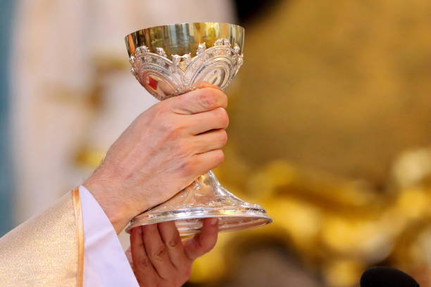 istock Priest celebrate mass at the church 1006008860