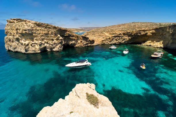 istock Malta, Comino island, panoramic view of the cliffs and the sea 1006010210
