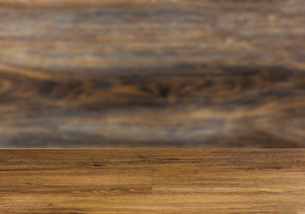 istock Background with empty wooden table. Flooring Texture of timbered board. Closeup. 1006023142