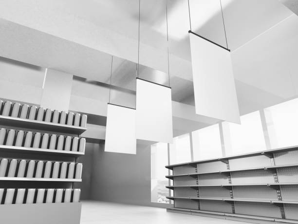 istock Supermarket Set Of Shelves 1006037942