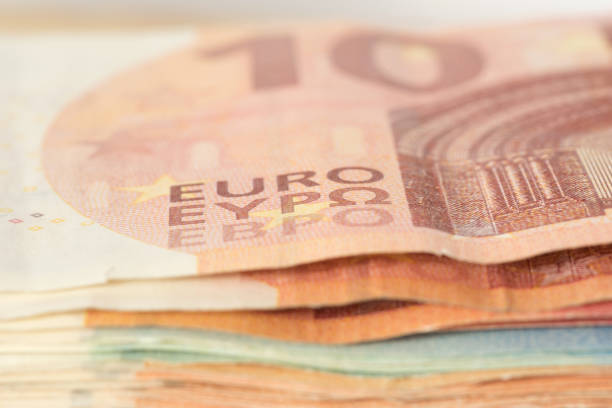 istock Close-up of various euro banknotes 1006042042