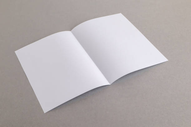 istock template fold white paper on gray background bussnese concept 1006092912