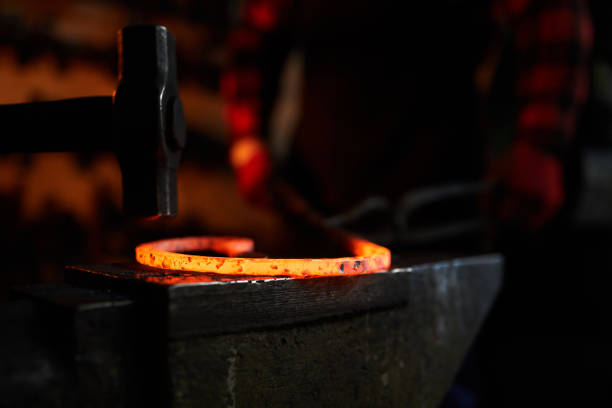 istock Hammer and molten metal 1006107058