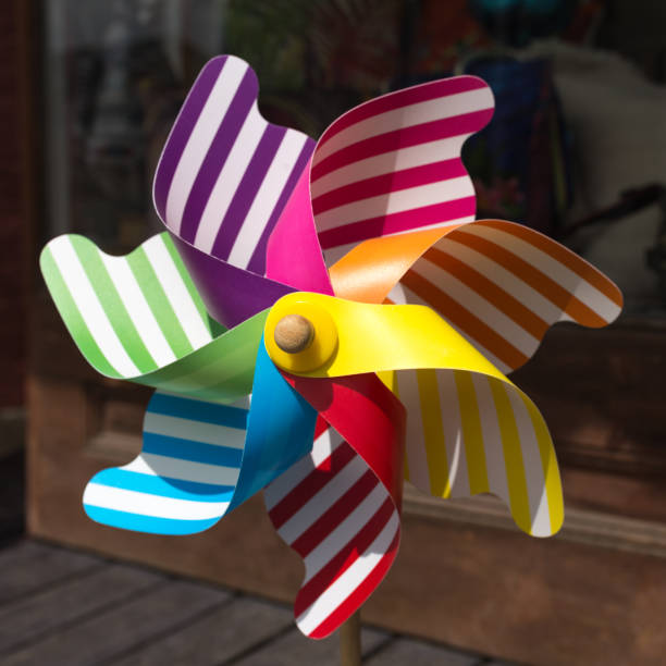 istock Striped Pinwheel toy 1006110126